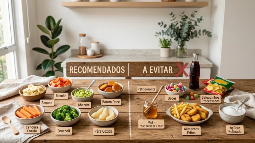 Os Primeiros Alimentos do Bebê: O Que Pode e o Que Evitar