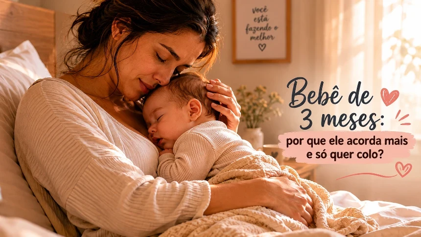 Bebê de 3 Meses: O Sono Mudou e Nada Parece Igual