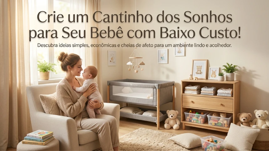 Como Montar um Cantinho Aconchegante Para o Bebê sem Gastar Muito