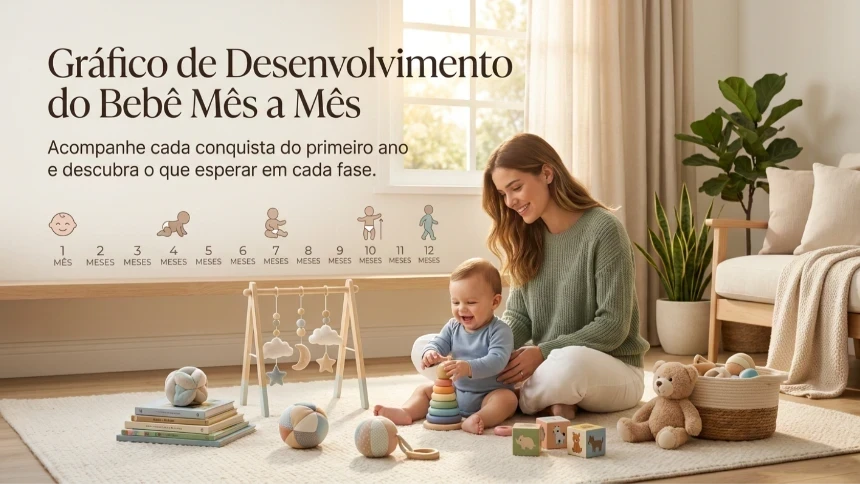 Tabela do Desenvolvimento do Bebê Mês a Mês: Guia Completo