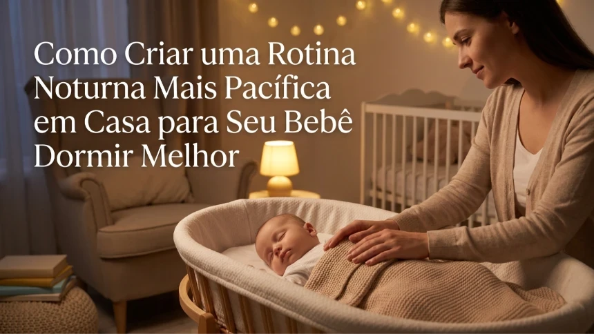 Como Criar uma Rotina Noturna Mais Tranquila Dentro de Casa Para o Bebê Dormir Melhor