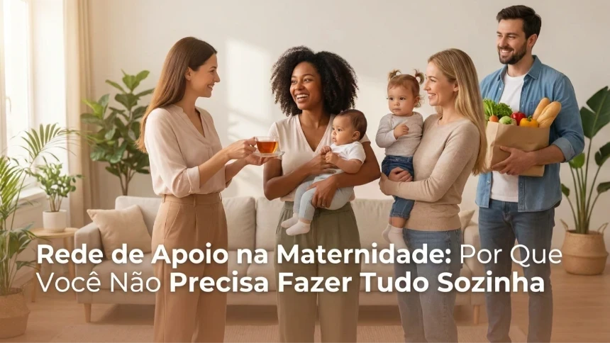 Rede de Apoio na Maternidade: Por Que Você Não Precisa Fazer Tudo Sozinha