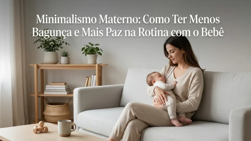 Minimalismo Materno: Como Ter Menos Bagunça e Mais Paz na Rotina com Bebê