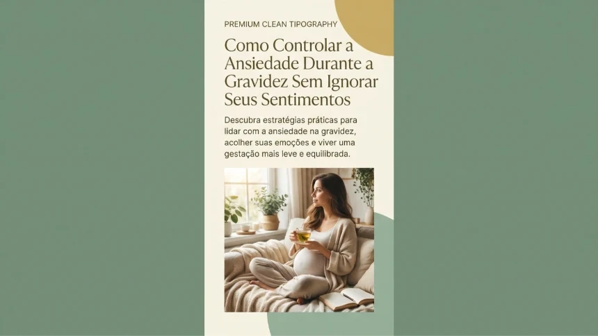 Como Controlar a Ansiedade Durante a Gravidez Sem Ignorar Seus Sentimentos