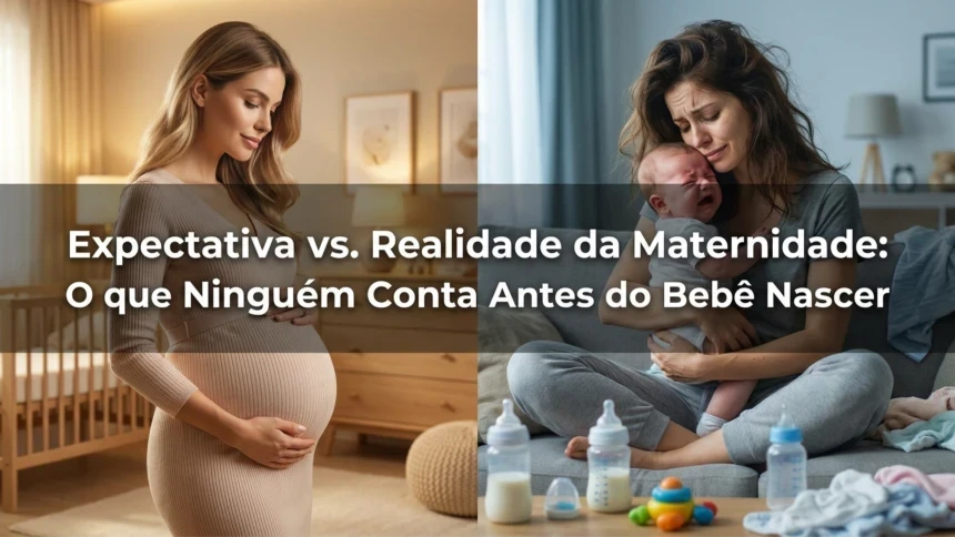 Expectativa x Realidade da Maternidade: O Que Ninguém Conta Antes do Bebê Nascer