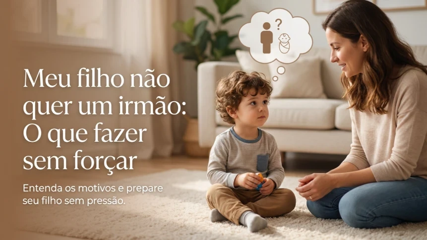 Meu Filho Não Quer um Irmão: O Que Fazer Sem Forçar